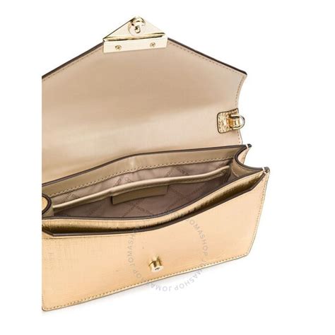 michael kors grace medium envelope clutch|Grace Medium Metallic Leather Envelope Clutch .